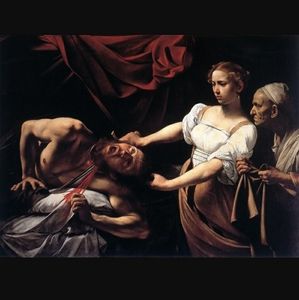 🔪JUST SHOWING🔪Judith Beheading Holofernes (painting by Caravaggio)